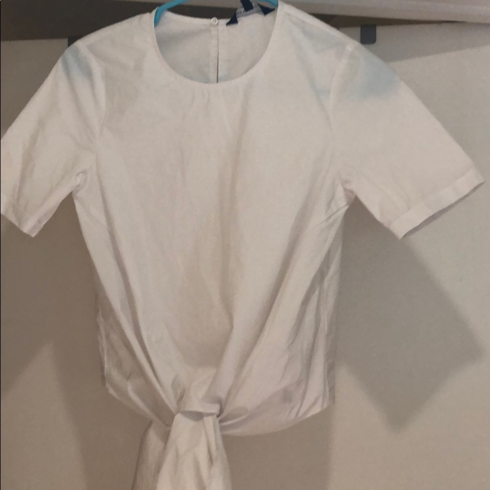 ASOS new look tie front shirt